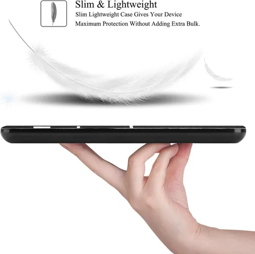 Vista 6 de Funda para Kindle (10ª generación 2019), piel sintética, delgada, ligera, con funda protectora inteligente de encendido y apagado automático