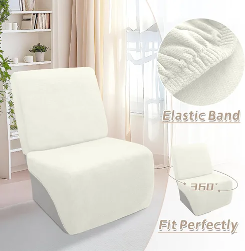 Vista 651 de Arfntevss Fundas de sofá seccional reclinable de terciopelo, Funda de sofá seccional de esquina para sofá reclinable, Funda elástica suave