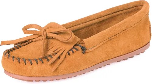 Vista 28 de Mocasín Minnetonka Kilty de gamuza para mujer Tela Arizona
