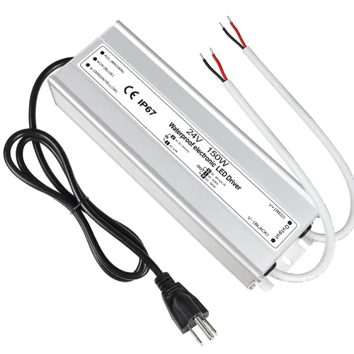 Vista 27 de LightingWill transformador impulsor LED 30 vatios, impermeable IP67, fuente de alimentación, 90-265V CA a 12V CC de baja tensión, adaptador
