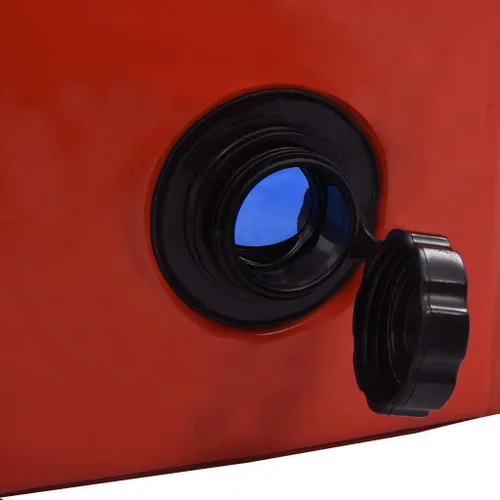 Vista 7 de SKM Piscina Plegable para Perros Rojo 31.5"x7.9" PVC