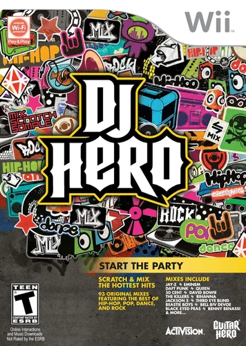 Vista 11 de PS2 DJ Hero Bundle with Turntable