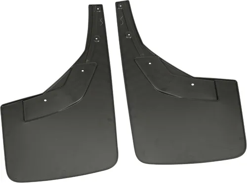 Vista 2 de GM Accessories 22894859 - Protectores de salpicaduras planos delanteros, color negro