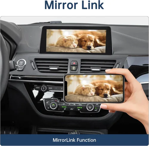 Vista 5 de Kit de reacondicionamiento inalámbrico CarPlay para Mercedes BMW CIC System BMW 1 3 5 6 7 Series X1 X3 X5 X6 Z4 (2008-2012) Android Auto &
