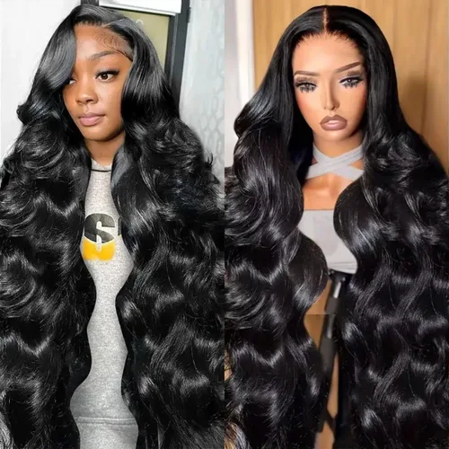 Vista 8 de Pelucas cortas de 10 pulgadas estilo Bob 13x4 con ondas profundas, peluca de pelo humano estilo Bob con encaje frontal HD de 200% de densidad