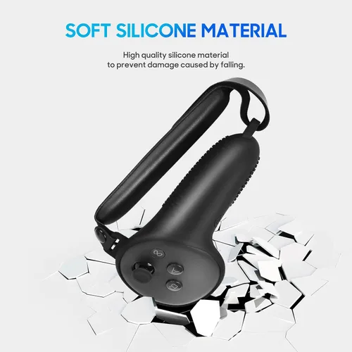 Vista 5 de Silicone Cover Set Compatible with OculusMeta Quest 3 Accessories,VR Accessory Set for Meta Quest 3,Include VR Silicone face Cover,VR Shell