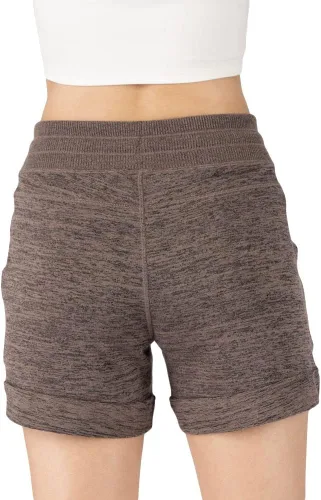 Vista 3 de 90 Degree by Reflex - Pantalones cortos deportivos para mujer, suaves, cómodos, con bolsillos y con cordón, para descansar