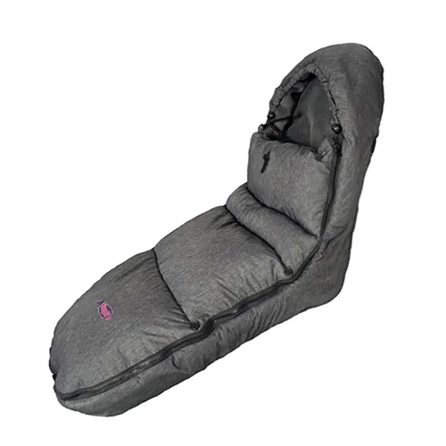 Vista 11 de Bolsa impermeable para cochecito de invierno para niños, ancho ajustable, antisuciedad, área de pies abierta, con capucha, todas las características