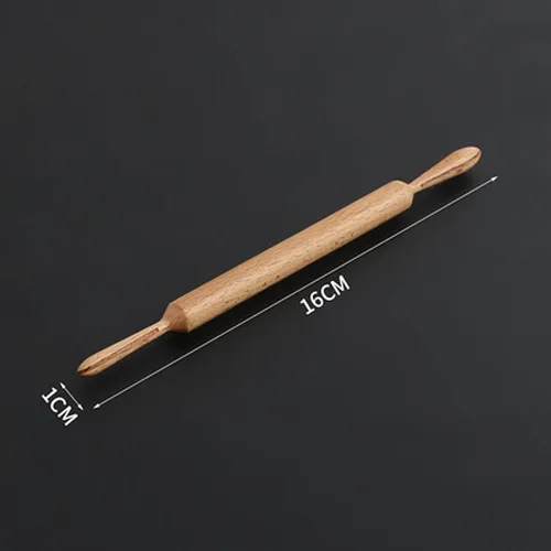 Vista 8 de WellieSTR 1 herramienta de madera para trabajar a mano, barra de madera para hornear, postre, jabón de bricolaje, Wagashi, pastel de luna, dulces
