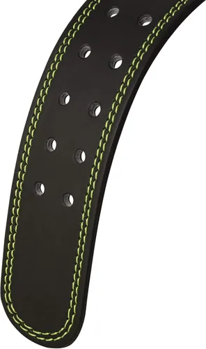 Vista 8 de VELO Cinturón de cuero de 4 pulgadas para levantamiento de pesas, correa de soporte de espalda para gimnasio, ejercicio físico para entrenamientos