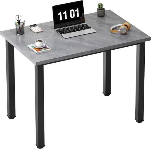 Vista 15 de Need Escritorio pequeño para computadora, mesa de escritura resistente de 31.5 pulgadas, estrecho, negro