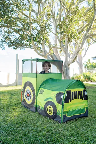 Vista 8 de Pacific Play Tents 20463 Tractor Play House Tent 56" x 45" x 28