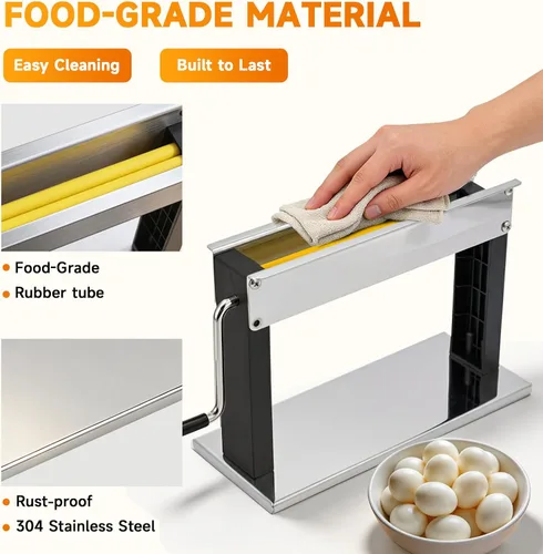 Vista 2 de Máquina peladora de huevos de codorniz manual de codorniz, desgranadora de huevos de codorniz doméstica para cáscara de huevos de codorniz hervido