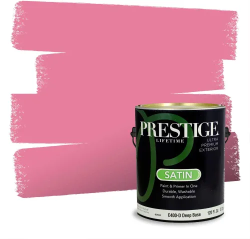 Vista 580 de Prestige Paints Pintura exterior e imprimación en uno, 1 galón, plano, coincidencia comparable de Valspar* Amber Rose*