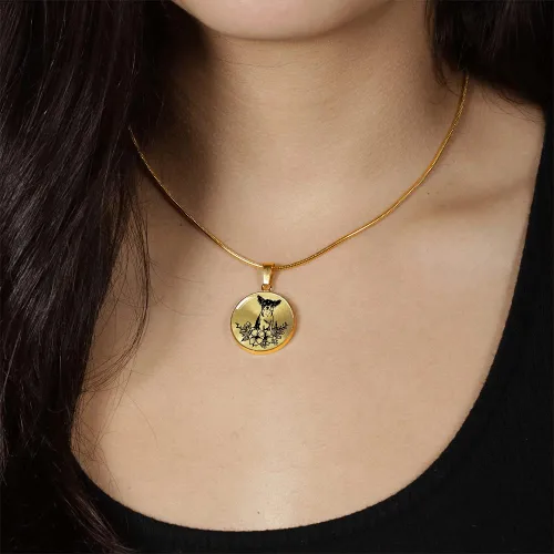 Vista 8 de Collares chihuahua para perros y cachorros amantes de las mascotas para mujeres y niñas lindo cachorro de chihuahua con flores florales de primavera