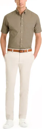 Vista 4 de Van Heusen Camisa de manga corta sin arrugas con botones para hombre