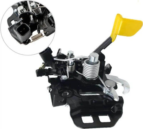 Vista 4 de FR3Z16700B - Cerradura de pestillo de capó FR3Z-16700-B Reemplazo para Ford Mustang Shelby GT350 GT350R EcoBoost GT V6 V8 FR3Z16700A FR3Z-16700-A