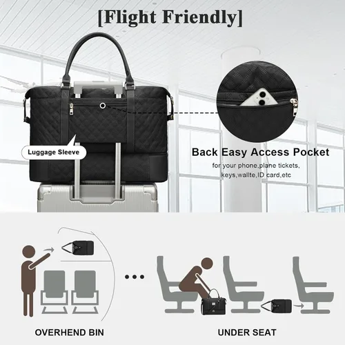 Vista 3 de Bolsa de viaje - 3, A17-Negro, Viajes
