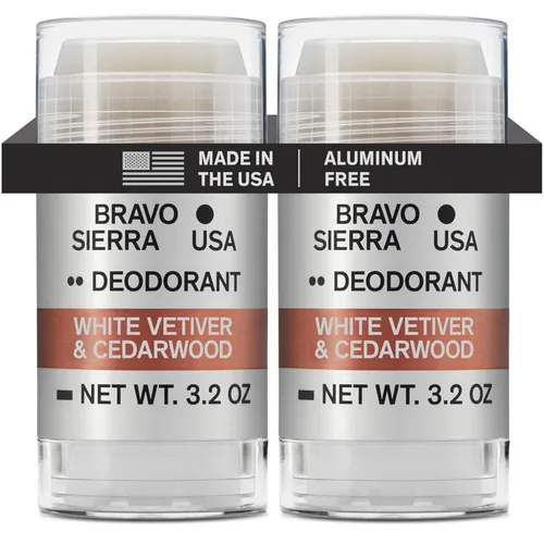 Vista 14 de Bravo Sierra Desodorante para hombre sin aluminio - Antitranspirante