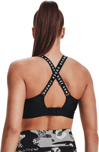 Vista 4 de Under Armour womens Limitless High Sports Bra Negro (001)/Blanco
