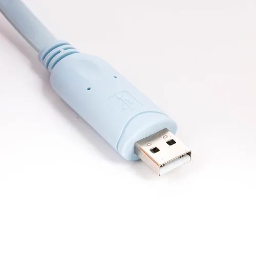 Vista 4 de Cable de consola USB RS232 para router Cisco Rollover Cable Ftdi Chipset Rj45 Adaptador Serial Cable (6 pies)