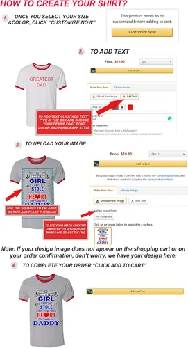 Vista 2 de Añade tu propio diseño de texto personalizado Ringer camiseta para adultos
