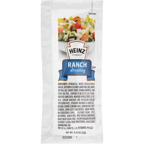 Vista 12 de Heinz Ranch Dressing - Salsa de inmersión de una sola porción (paquete de 60 unidades, tazas de inmersión de 2 onzas)