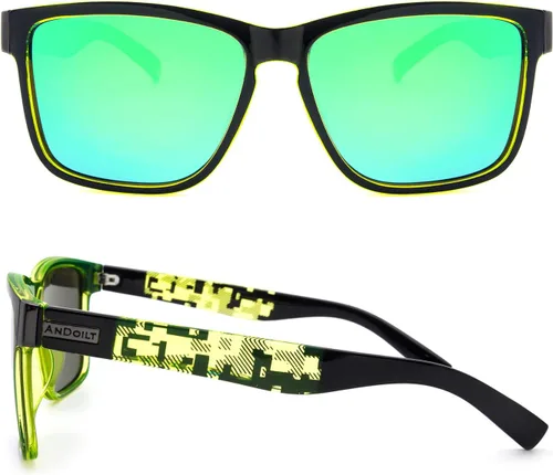 Vista 4 de ANDOILT Gafas de sol cuadradas polarizadas deportivas