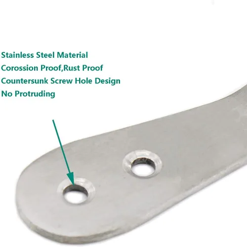 Vista 3 de Ganchos de acero inoxidable para colgar toallas, llaves, sombreros, ganchos de pared para cocina y baño, para interiores y exteriores, paquete de 8