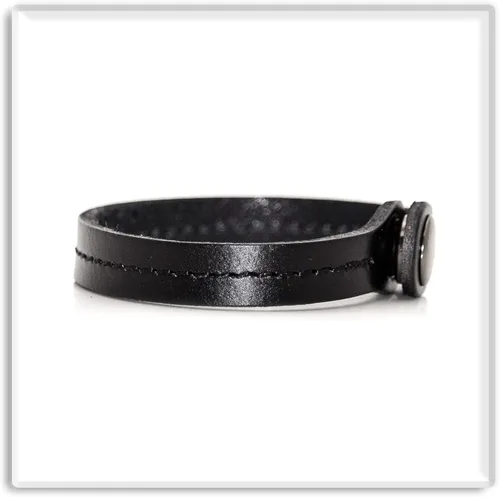 Vista 4 de Xusamss Pulsera de cuero Punk Rock Snap