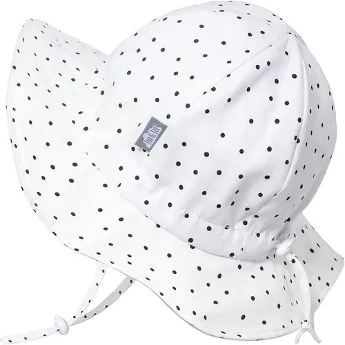 Vista 10 de JAN & JUL Sombrero de sol ajustable de algodón con protección UPF 50+ para niñas Tropical Fresco