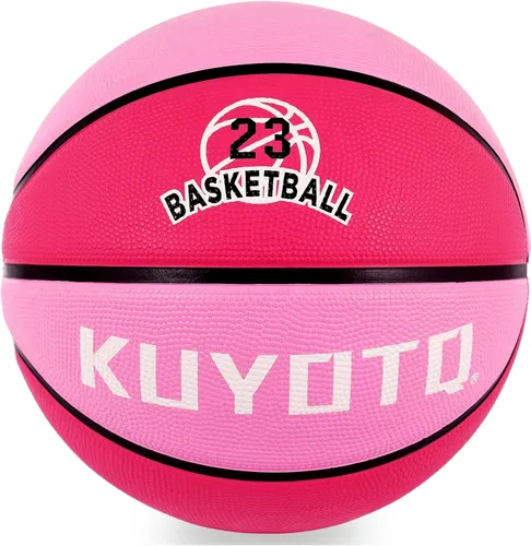 Vista 14 de KUYOTQ Kids Toddler Youth Adult Size 3/4/5/6/7 Basketball 22/25.5/27.5/28.5/29.5" Thickened Rubber or Faux Leather Indoor Outdoor Basketball for
