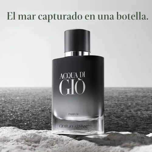 Vista 3 de Armani Beauty - Acqua di Giò - Parfum - Colonia para Hombre - Fragancia Masculina Fresca y Aromática - Notas de Bergamota, Jengibre, Marino