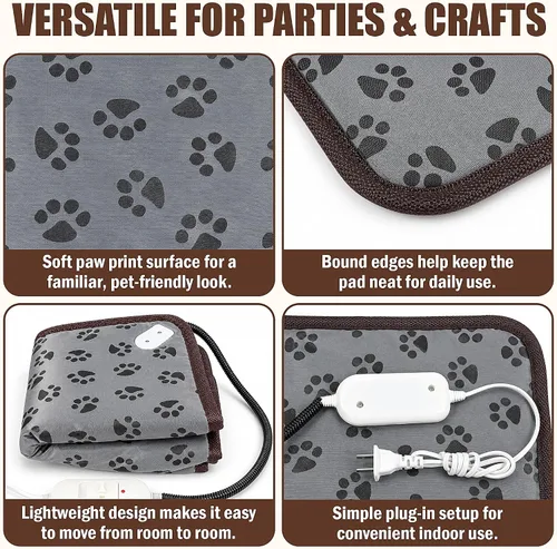 Vista 3 de Heating Pad for Chicken Coop, Electric Heated Mat with Anti-bite Cord