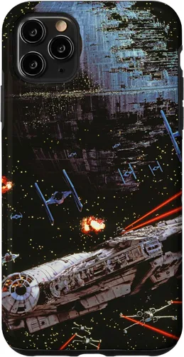 Vista 13 de Star Wars Return of the Jedi Death Star II Battle - Carcasa negra para iPhone 17