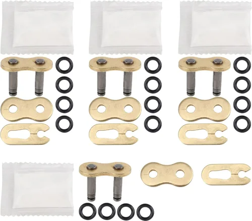Vista 9 de AUTOKAY 4 eslabones de conexión de 520 cadenas Master Link O-Ring para motocicleta Dirt Bike