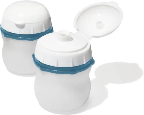 Vista 20 de OXO Good Grips Prep and Go - Recipiente dividido para 2 tazas, color azul océano