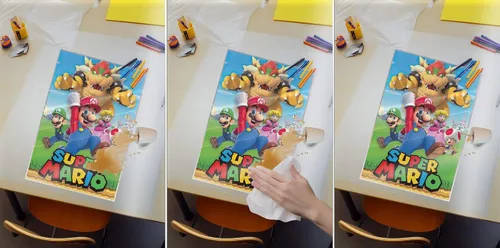 Vista 4 de Super Mario - Póster de videojuegos (Mario, Luigi y sus amigos) (tamaño: 24 x 36 pulgadas) (póster laminado)