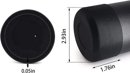 Vista 2 de Funda protectora de silicona compatible con botellas de agua Hydro Flask de 12 a 40 onzas, accesorios para botella Owala de 18 a 40 onzas