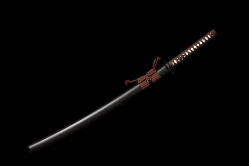 Vista 3 de Espada samurái japonesa de 41 pulgadas, hecha a mano, acero al carbono 1095, mate