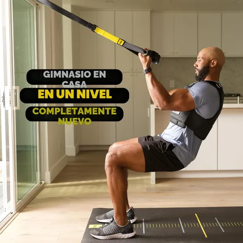 Vista 2 de TRX Training - Pro 3 kit de entrenamiento de suspensión, componentes de grado comercial con tres tipos de soluciones de anclaje