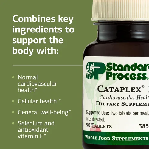 Vista 4 de Standard Process Cataplex E2 - Suplemento de vitamina E y selenio para la salud cardiovascular y celular - Soporte antioxidante para la salud