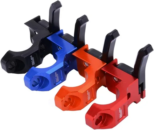 Vista 4 de AnXin Palanca de Arranque en Caliente con Abrazadera Giratoria CNC para CR CRF XR KDX KLX KX DRZ RM RMZ TTR WR YZ Motocicleta Dirt Pit Bike - Negro