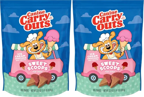 Vista 22 de Canine Carry Outs Golosinas para perros, sabor a tocino, 22.5 onzas (paquete de 4), hechas con tocino real