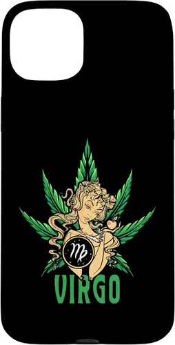 Vista 9 de Zodiac Stoner Vibes: Virgo Cannabis Weed Horoscope Design Case para iPhone 17
