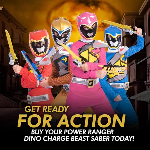 Vista 7 de Espada Power Rangers Dino Charge Un solo