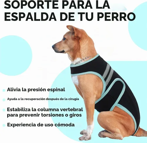 Vista 7 de IVDD - Soporte de espalda para perros, suave para la recuperación de cirugía Dog Back Protector Spine Support for Arthritis, Dogs Back Disease