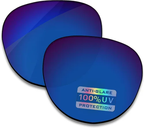 Vista 19 de Bowyer Lentes de repuesto para gafas Ray-Ban Meta Gen1 y 2 y 3 AI Espejo cromado negro.