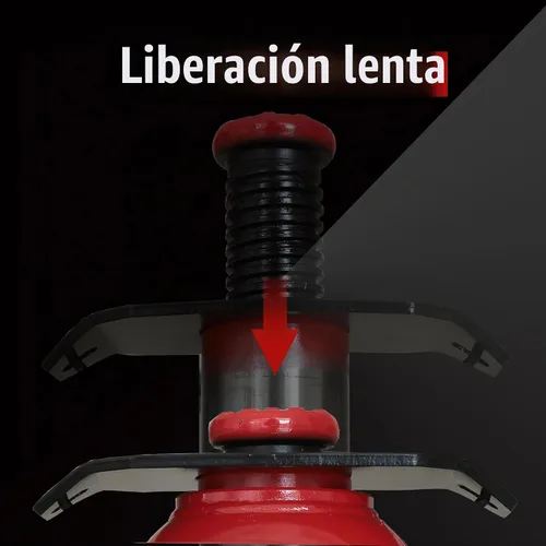 Vista 6 de BIG RED TQ20006D-1 Torin - Gato de botella neumático hidráulico de perfil bajo soldado: bomba de aleación de aluminio y equipo de liberación lenta