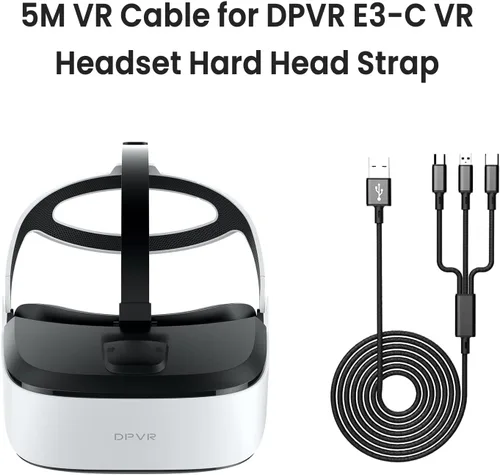 Vista 5 de DPVR E3 Series PC Tethered VR Headset (E3-C Hardband)